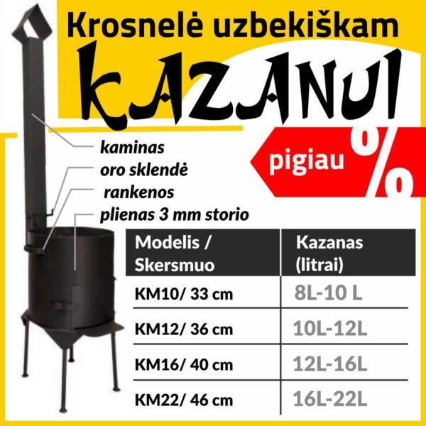Krosneles-Uzbekiskam-kazanui-KM10-KM12-KM16-KM22-3mm