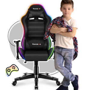 HUZARO RANGER 6.0 RGB Mesh" vaikiška žaidimų kėdė